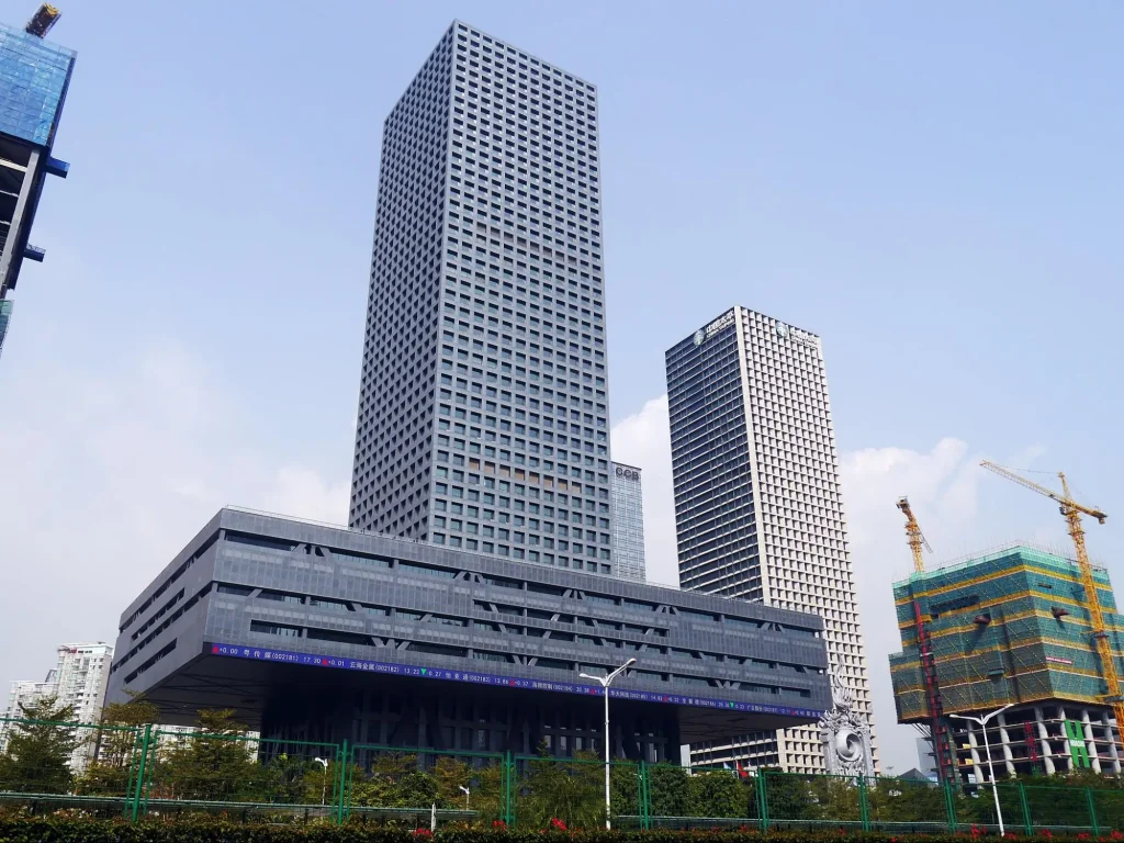 Shenzhen Stock Exchange: financial hub in Shenzhen, China